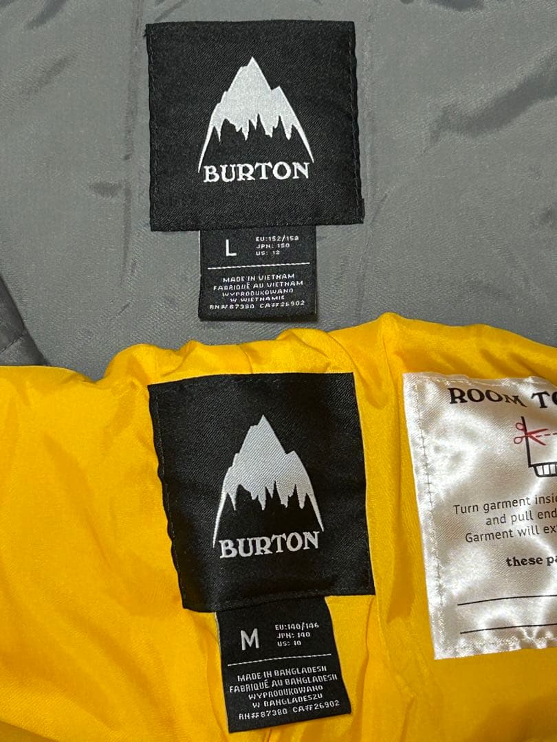 BURTON スノーボードウェア 子ども用 L/M