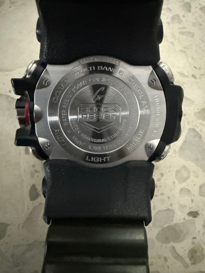 G-SHOCKシリーズのマッドマスター　GWG-1000-1A3JF美品