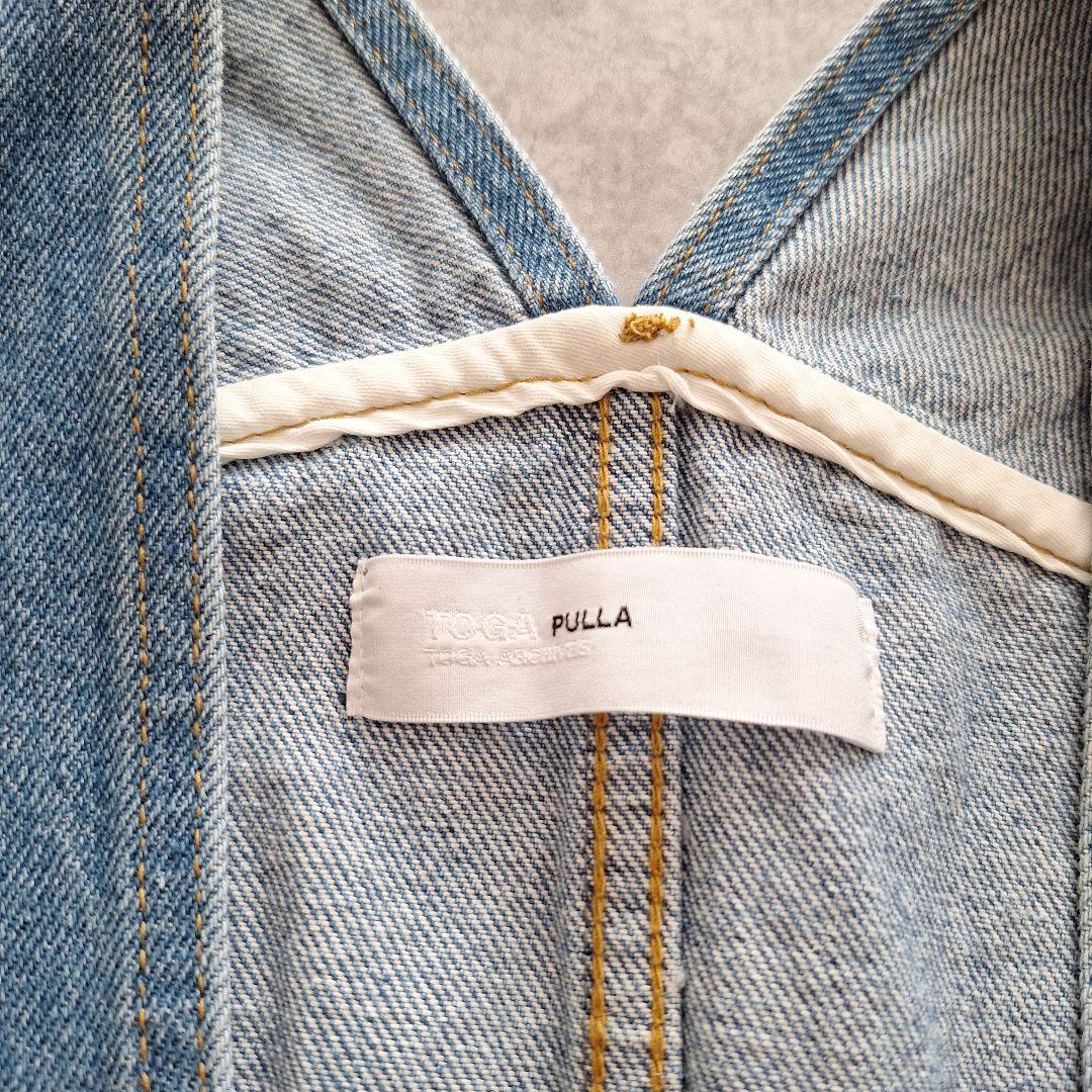 TOGA PULLA トーガプルラ　デニム ジャンパードレス　ベスト　ワンピース