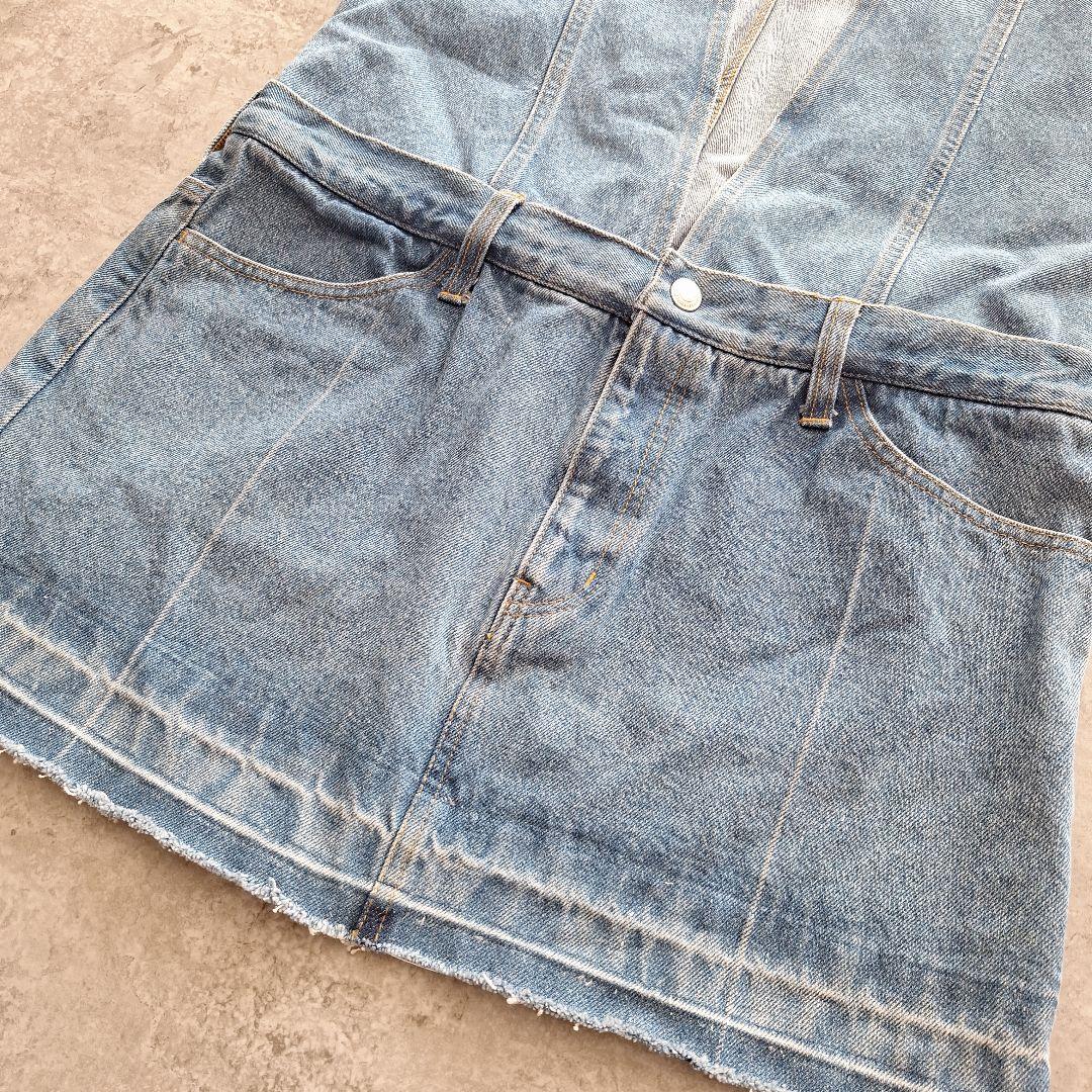 TOGA PULLA トーガプルラ　デニム ジャンパードレス　ベスト　ワンピース