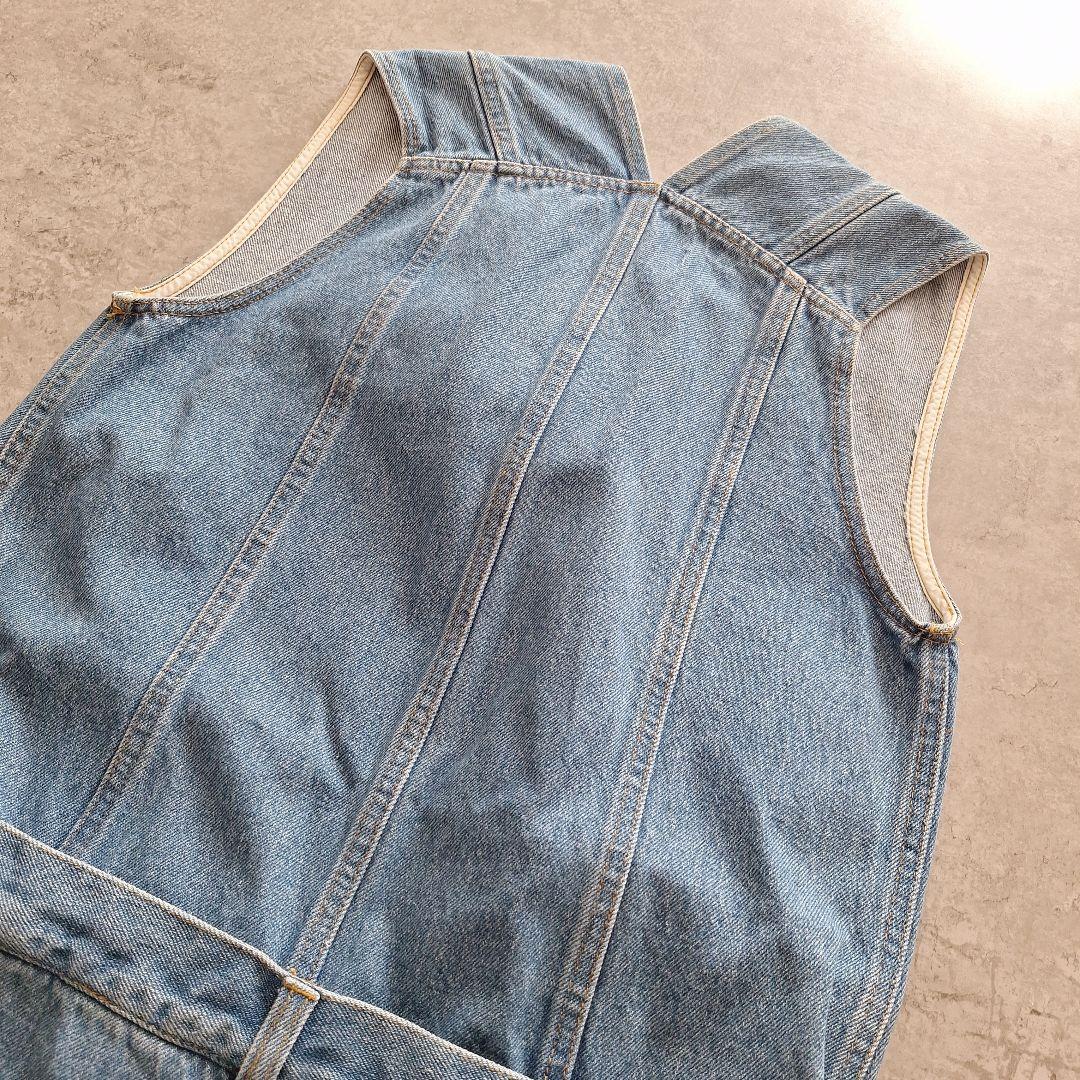 TOGA PULLA トーガプルラ　デニム ジャンパードレス　ベスト　ワンピース