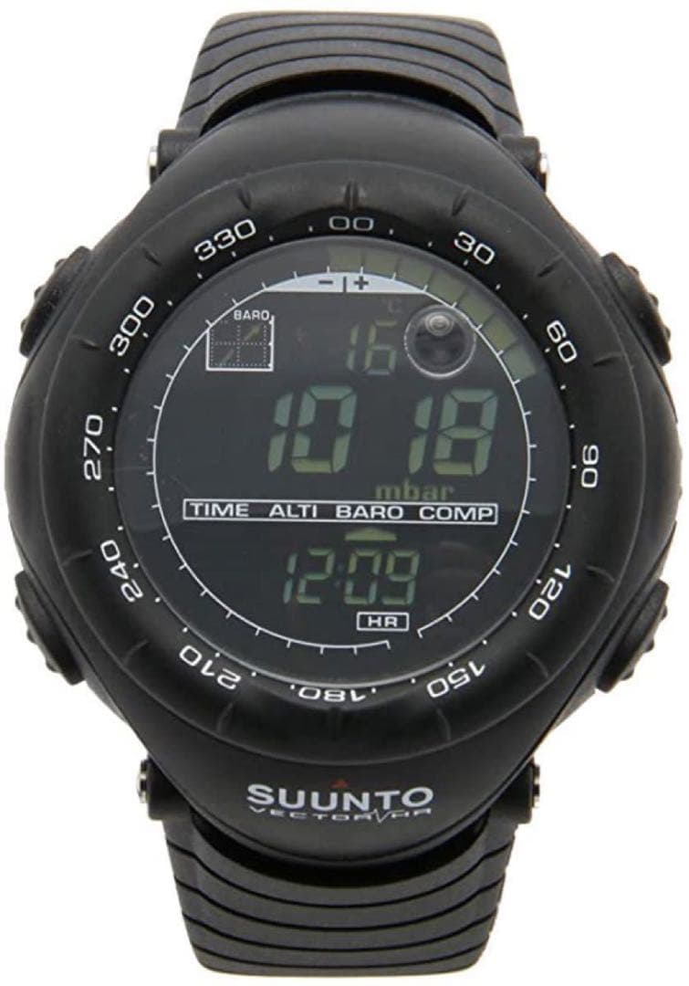 SUUNTO VECTOR HR 黒 スント ベクターコア レガッタ 腕時計