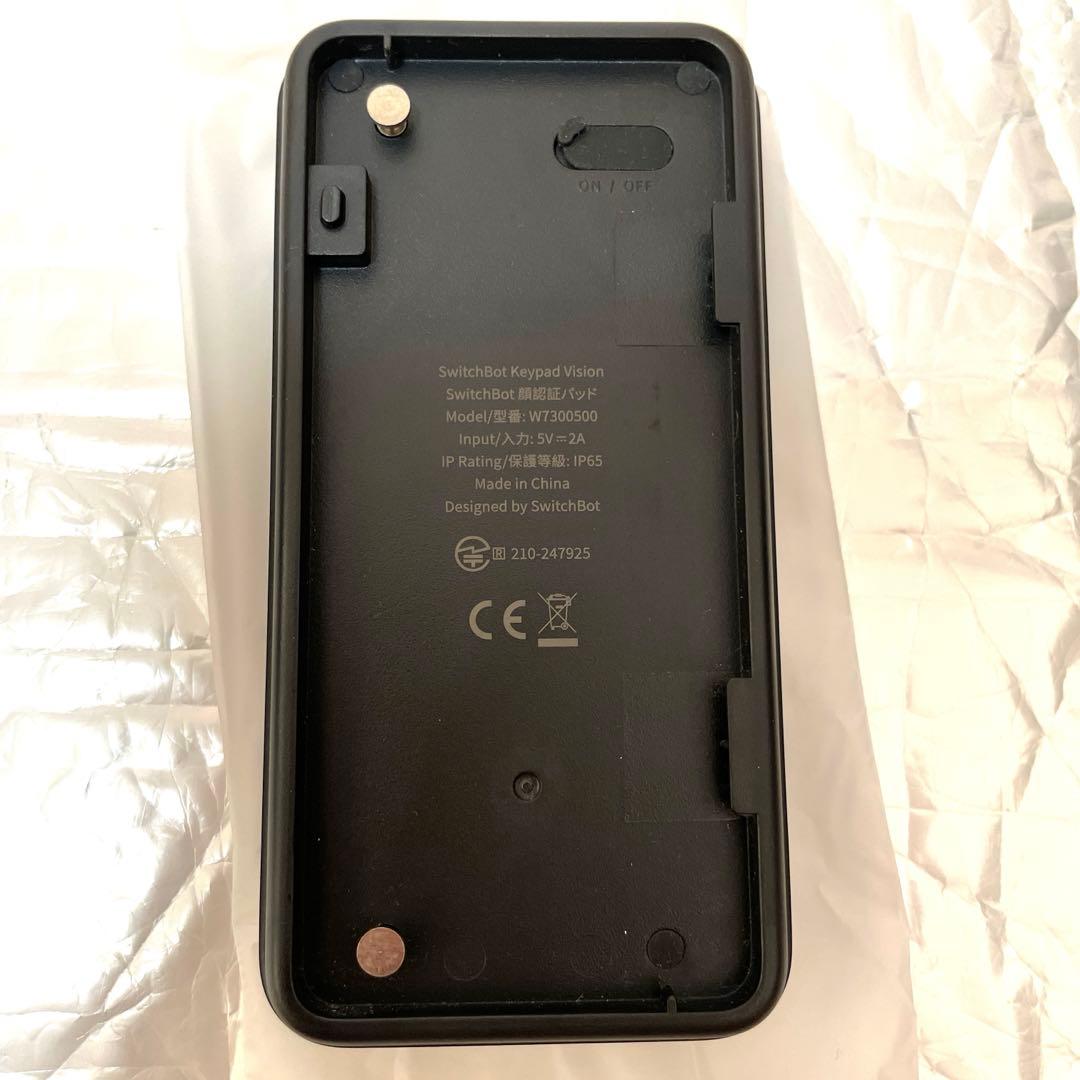 【中古美品・付属品未使用未開封】SwitchBot 顔認証パッド