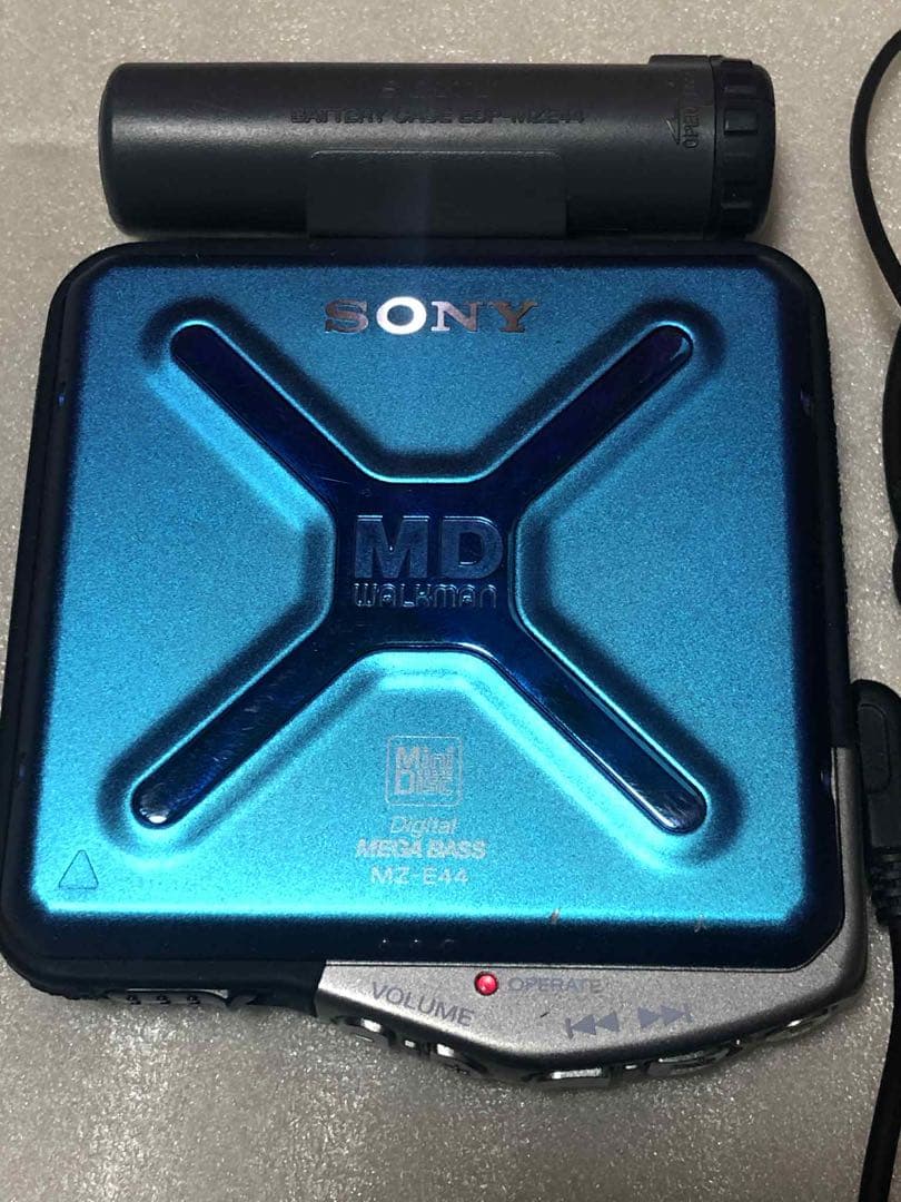 SONY　ソニー　MZ-E44グリーン　ポータブルMDプレーヤー