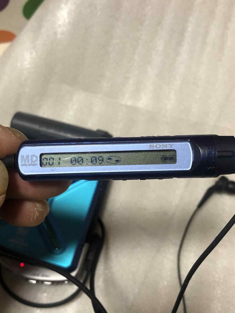 SONY　ソニー　MZ-E44グリーン　ポータブルMDプレーヤー