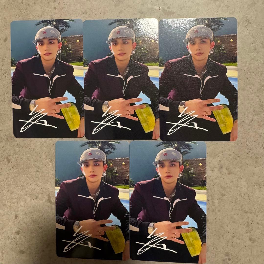 Stray Kids DO IT HMV特典ラキドロ サイン　ヒョンジン 5枚