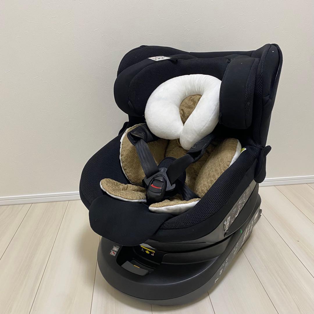 エールベベ クルットR ST ブラック 回転式 チャイルドシート ISOFIX