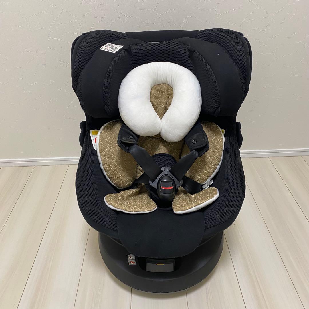 エールベベ クルットR ST ブラック 回転式 チャイルドシート ISOFIX