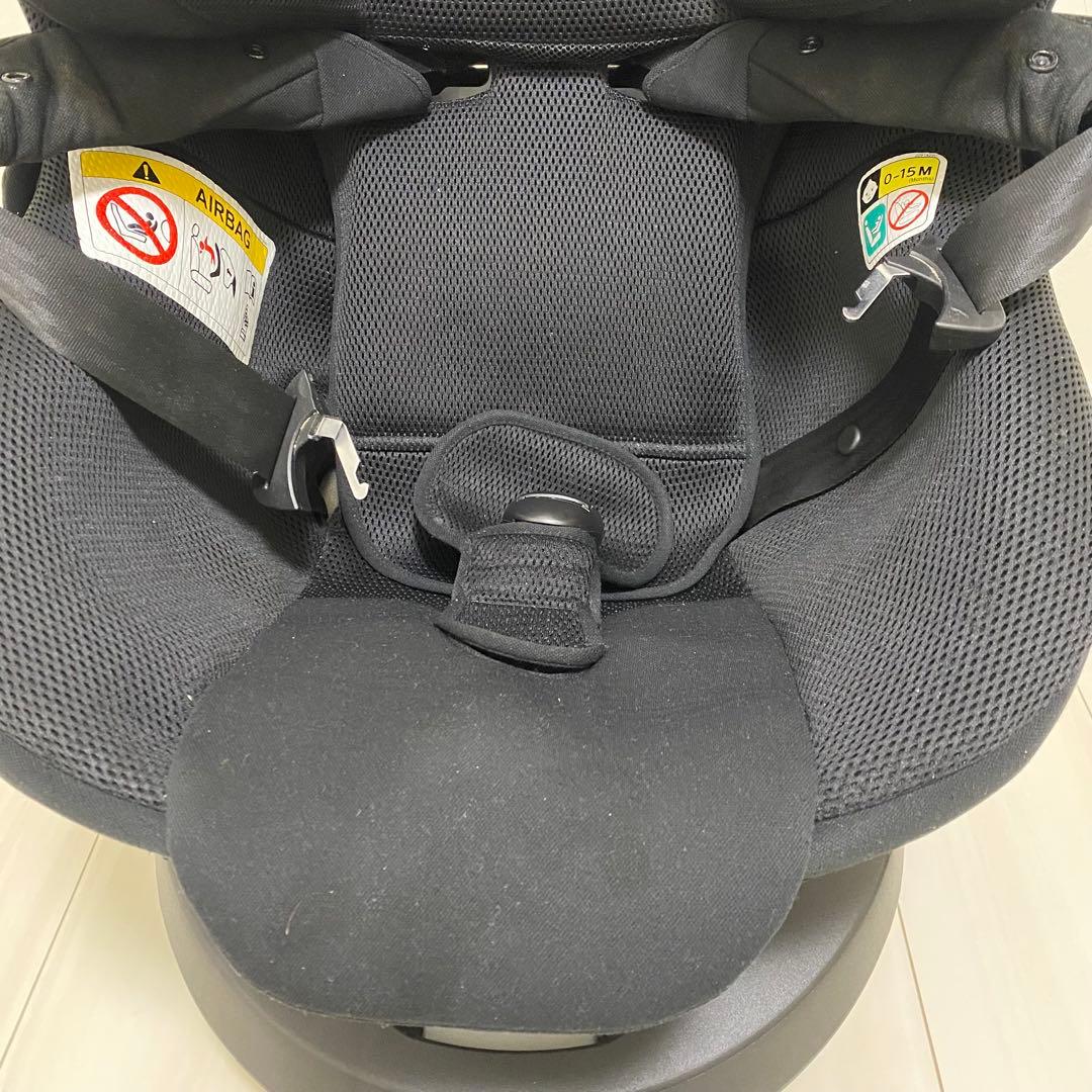 エールベベ クルットR ST ブラック 回転式 チャイルドシート ISOFIX