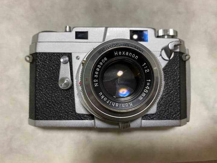 コニカⅢ Konica Ⅲ  整備済み　美品　レンズキャップ　ケース付き