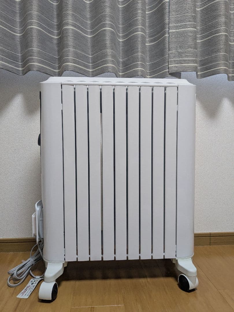 オイルヒーター 1500W ホワイト キャスター付き RHJ65L0915
