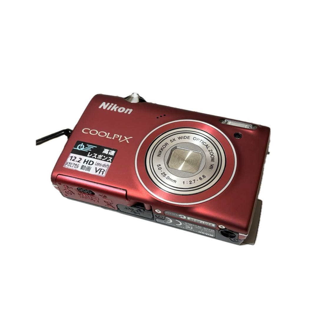 ニコン COOLPIX S5100 ( クリアレッド)