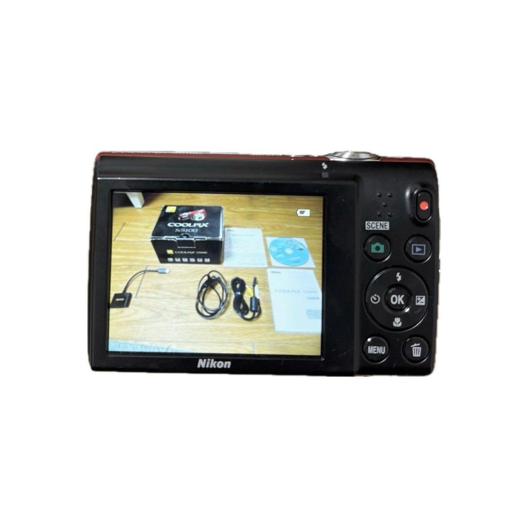 ニコン COOLPIX S5100 ( クリアレッド)