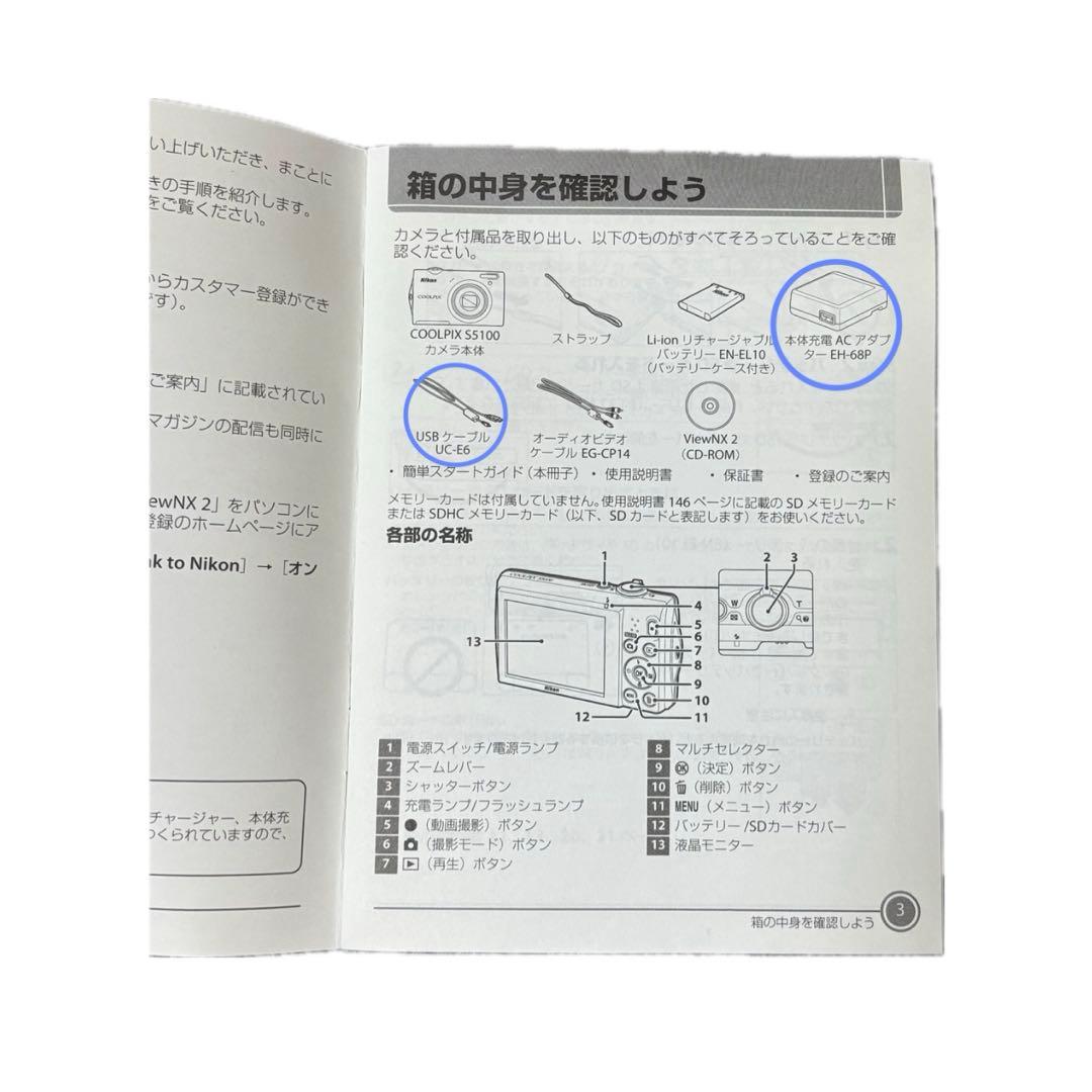 ニコン COOLPIX S5100 ( クリアレッド)