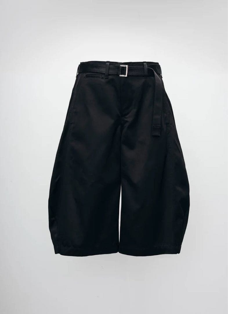 パンツ 26ss 3 sacai cotton chino pants shorts