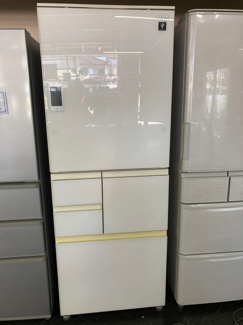 中古品　6ドア2018年SHARP 冷蔵庫 プラズマクラスター搭載　配達埼玉