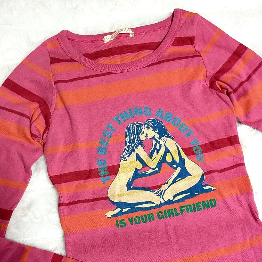 ヒステリックグラマー　ガールズ柄ボーターカットソー　２０００年代