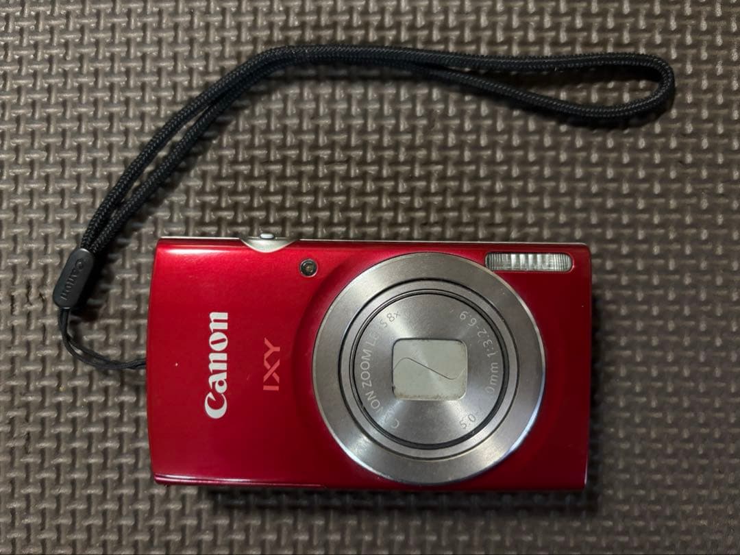 【ジャンク】Canon IXY180レッド コンパクトデジタルカメラ