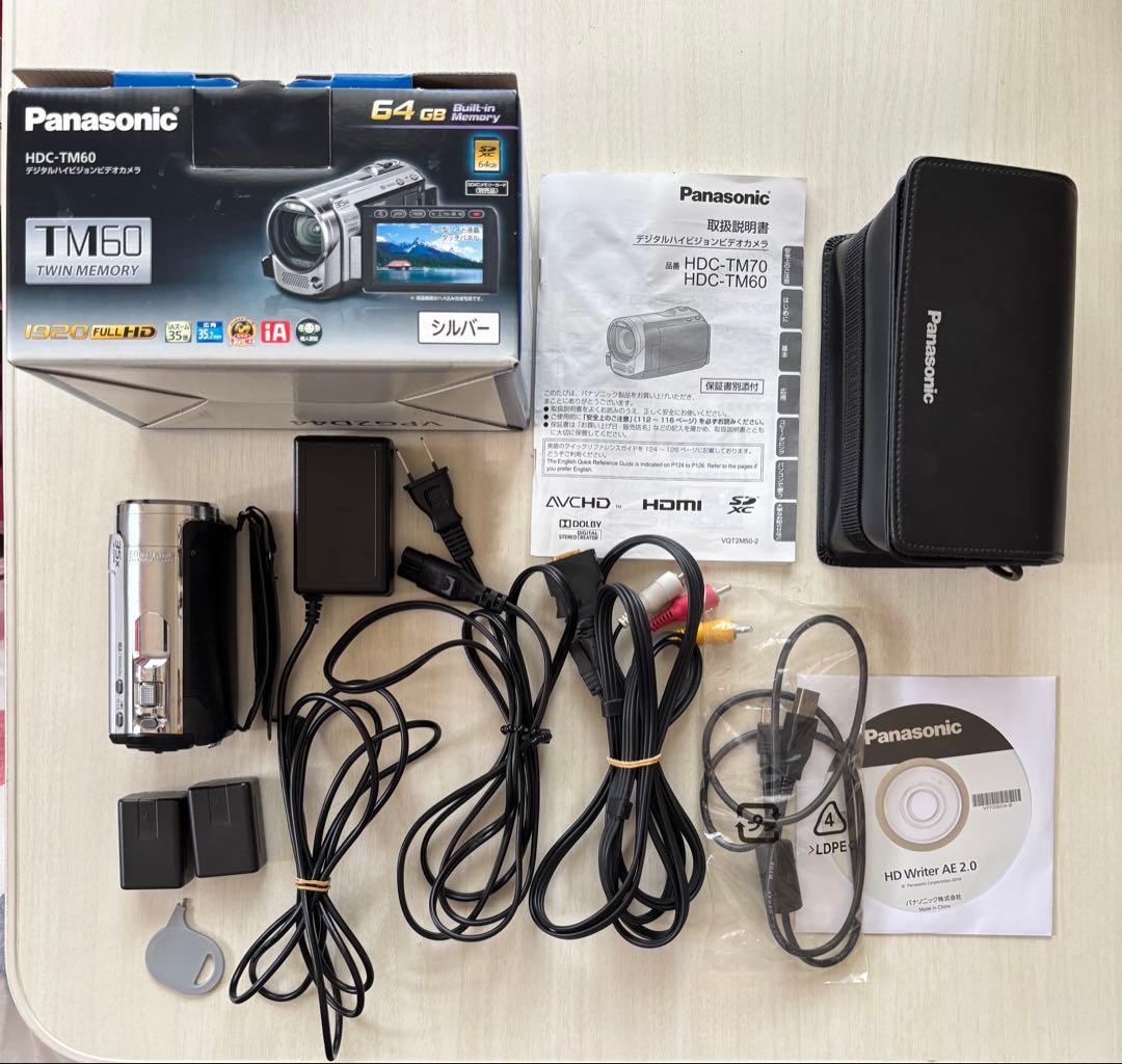 Panasonic HDC-TM60 デジタルハイビジョンビデオカメラ