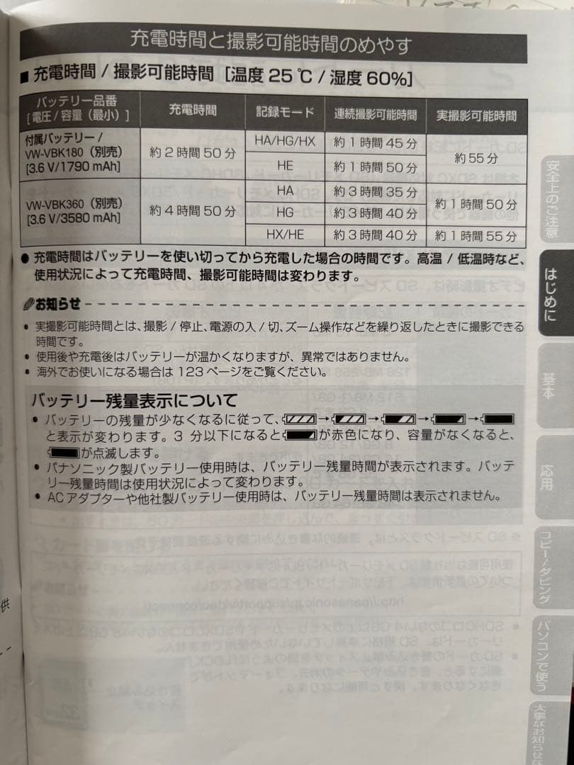 Panasonic HDC-TM60 デジタルハイビジョンビデオカメラ