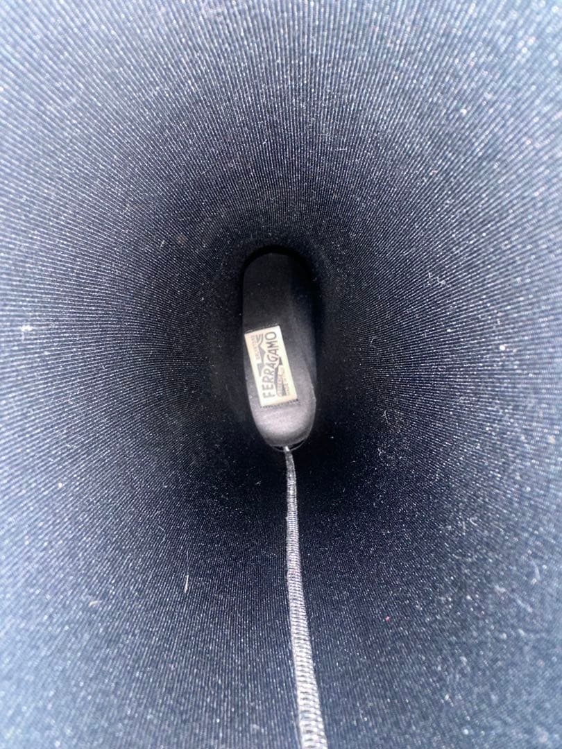 【Ferragamo】フェラガモ ヴァラリボン レインブーツ長靴ブラック雨具6M