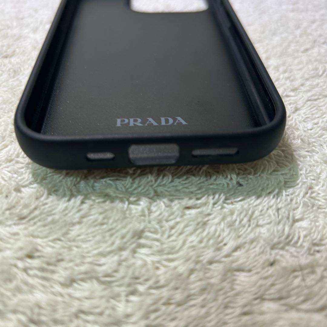 極美品　PRADA プラダ　iPhone14 pro ハードケース　ピンク