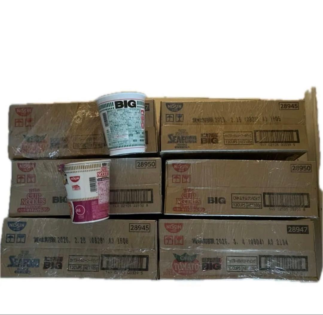 日清　カップヌードル　big ３６個入り
