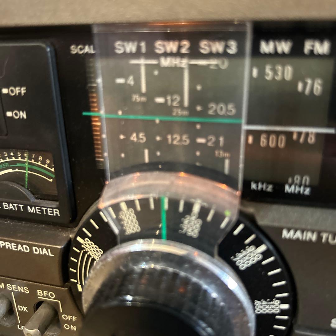 SONYスカイセンサー ICF-5900ラジオチューナー現状