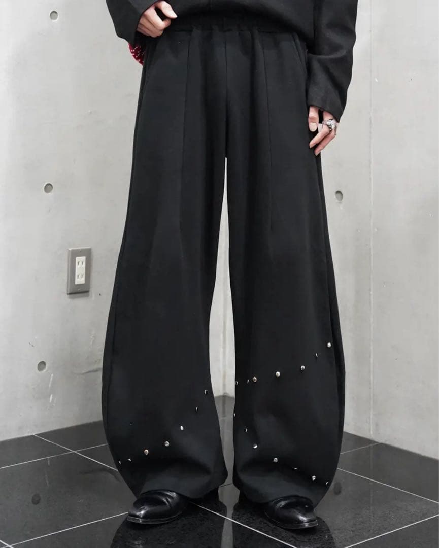 パンツ Hype Transform curve sweat studs trouser