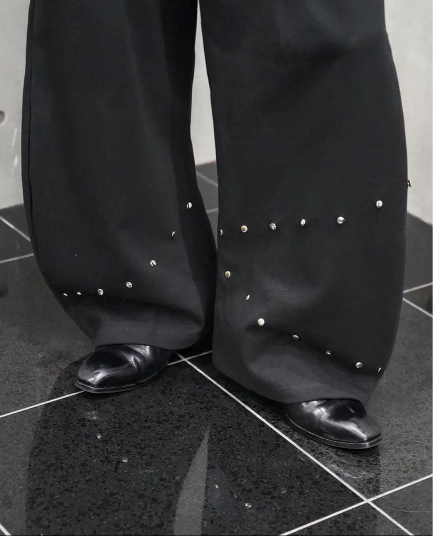 パンツ Hype Transform curve sweat studs trouser