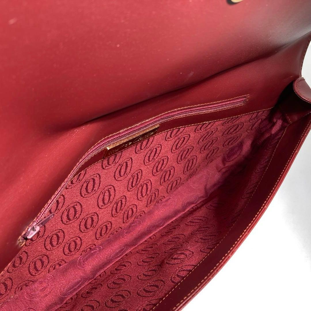 ⭐️美品⭐️カルティエ クラッチバッグ マストライン ボルドー セカンドバッグ