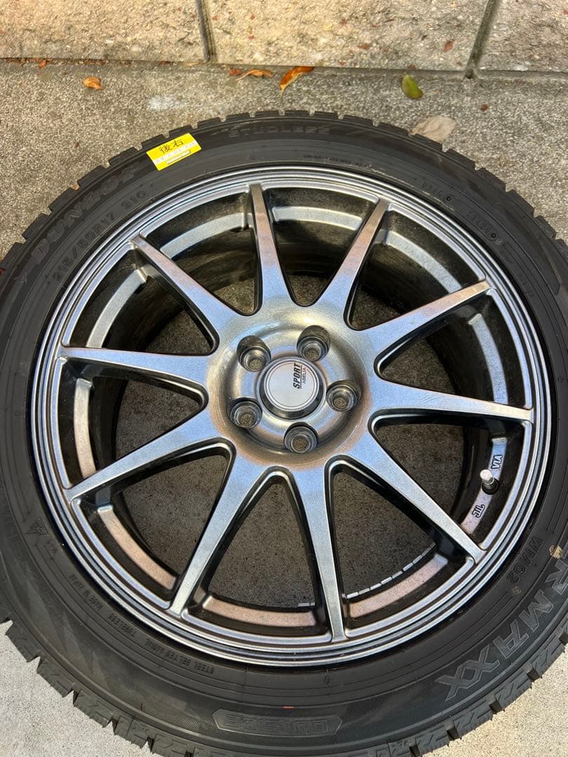 17インチ スタッドレス ホイールセットダウンロップ