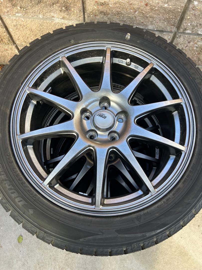 17インチ スタッドレス ホイールセットダウンロップ