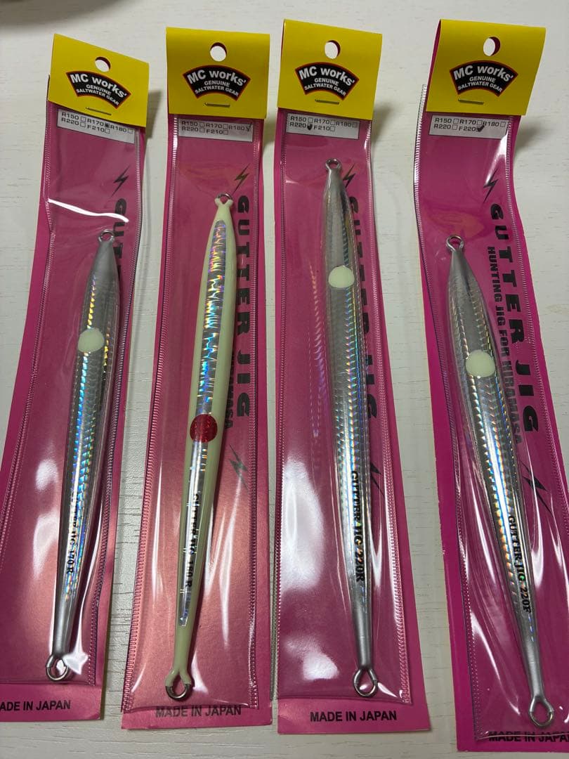 ガタージグ　4本セット　R170 R180 F210 F220 MCワークス