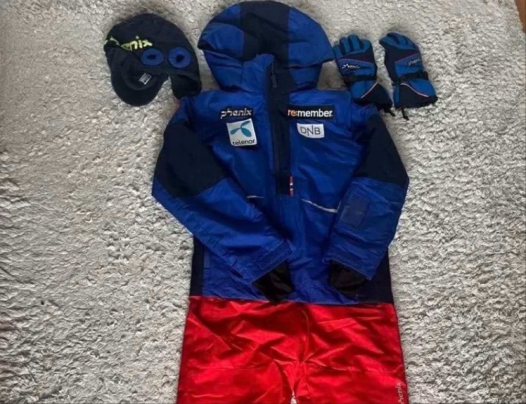 phenix フェニックス スキーウェア ノルウェーワッペン 150 帽子　手袋
