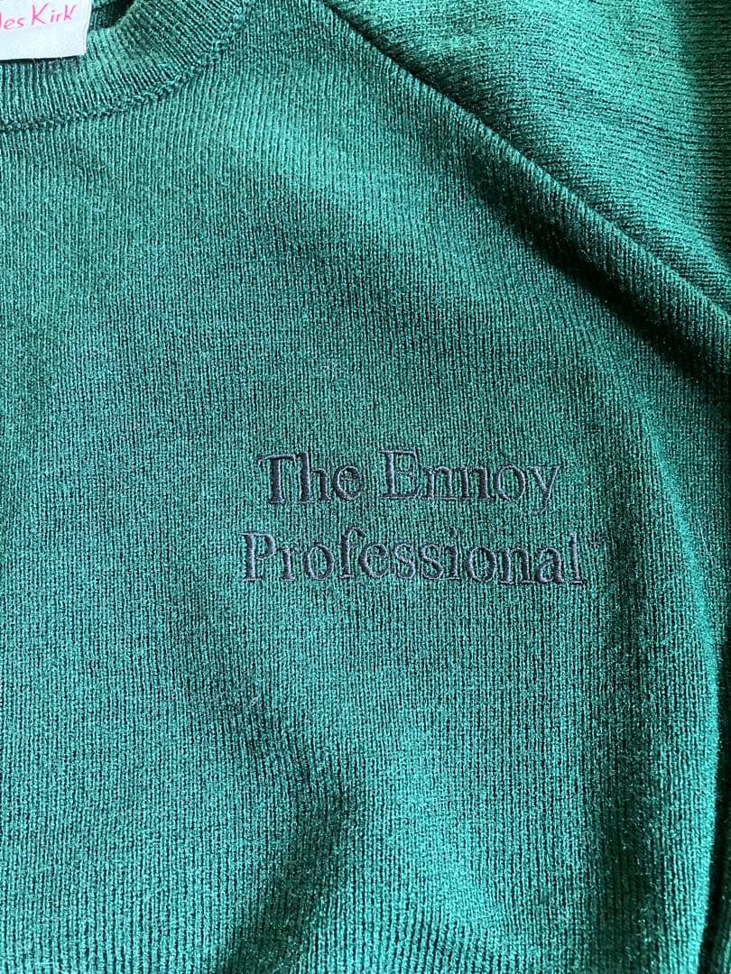 ENNOY ROUND NECK PULLOVER BOTTLE サイズS