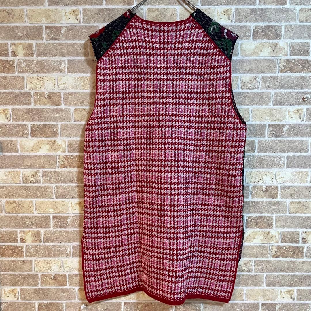 【美品・即完売モデル】コムデギャルソンオムプリュス　薔薇　ドッキング　ベスト