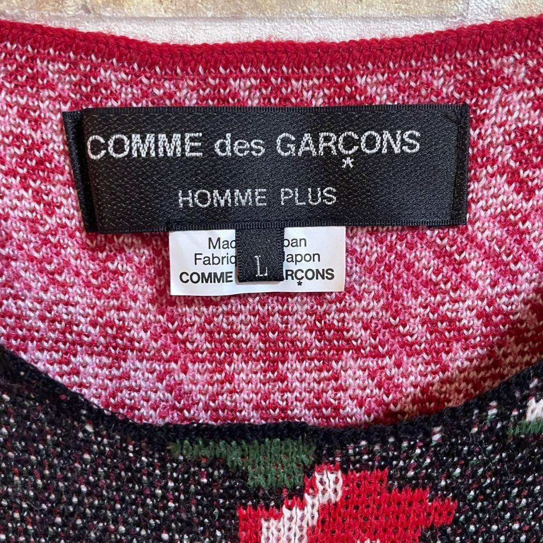 【美品・即完売モデル】コムデギャルソンオムプリュス　薔薇　ドッキング　ベスト