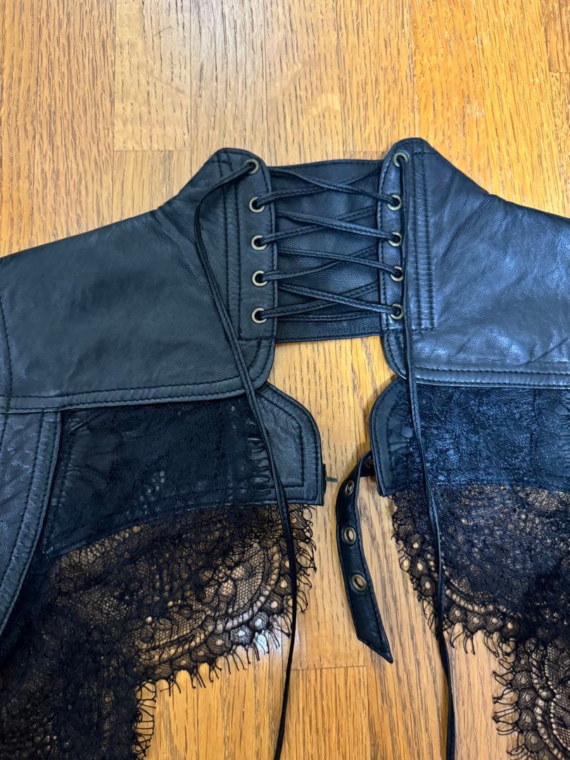 シェアースピリット　シープレザーベスト／ジレ