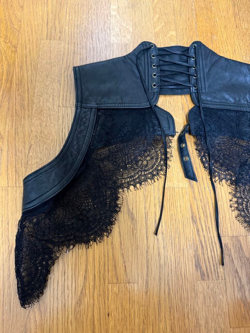 シェアースピリット　シープレザーベスト／ジレ