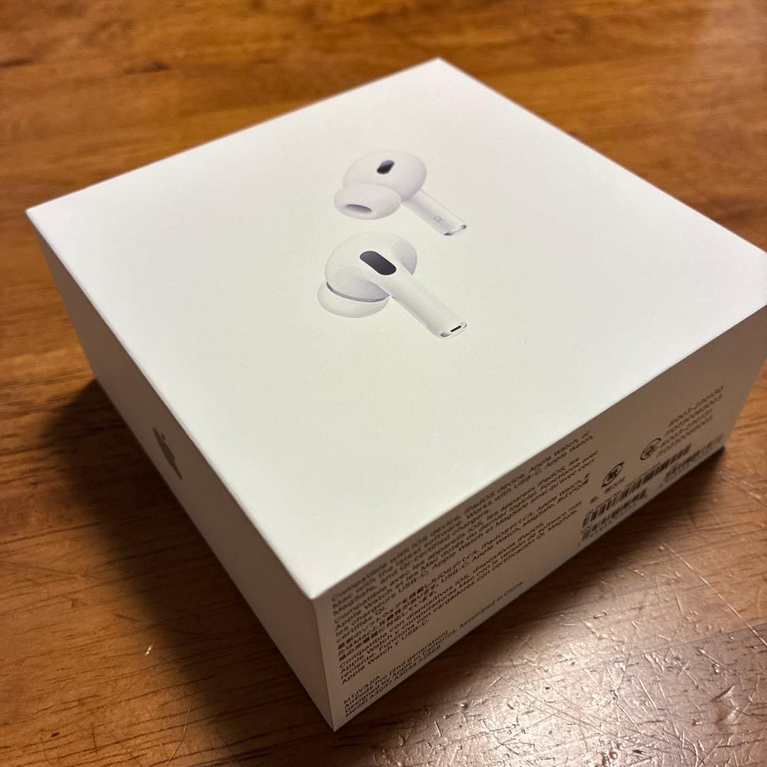 新品未開封AirPods Pro (第2世代) 本体 1年間メーカー保証付