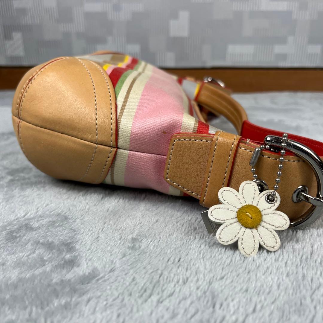 バッグ Coach Hobo Hand Bag stripe