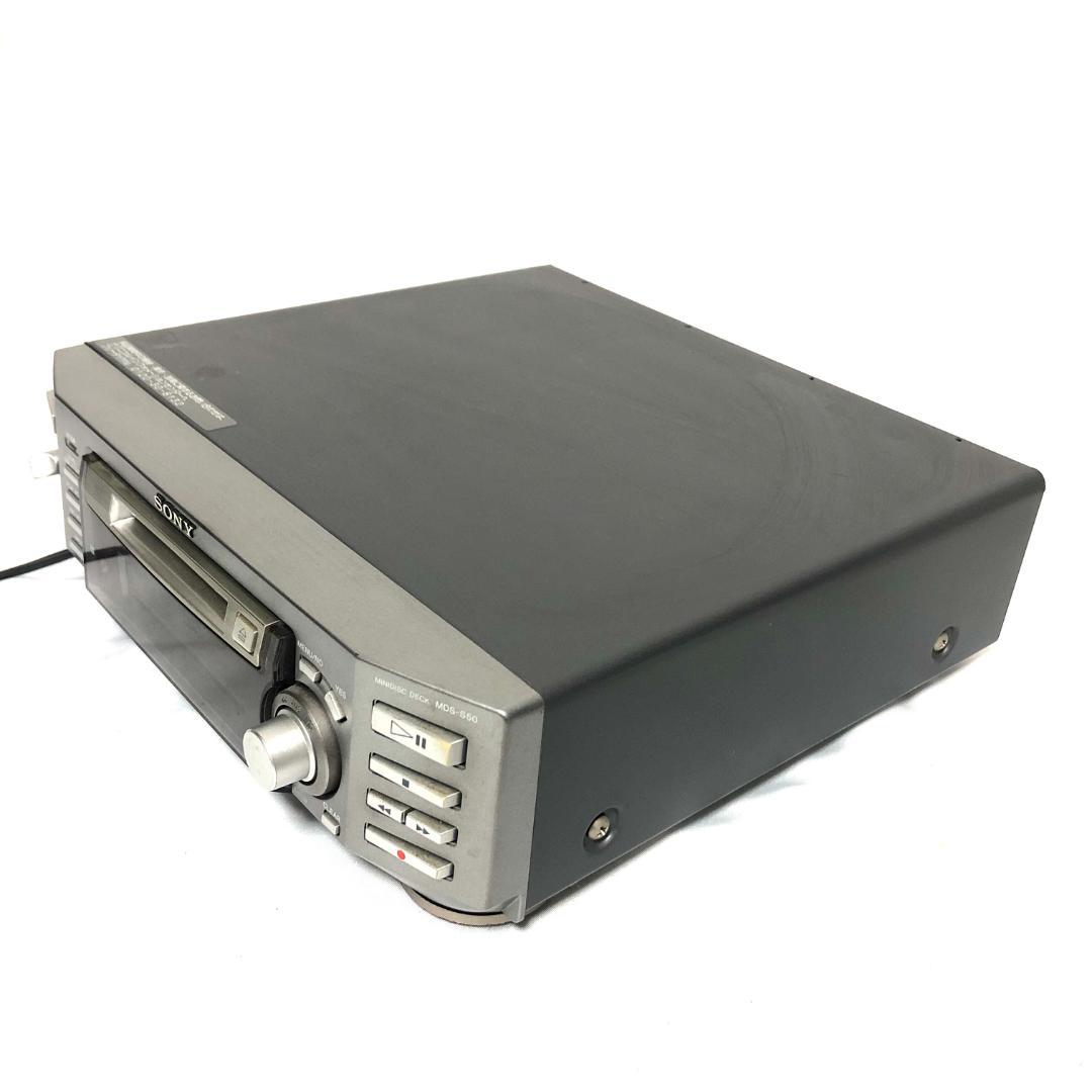 【送料無料】 SONY MINIDISC DECK MDS-S50 MDデッキ