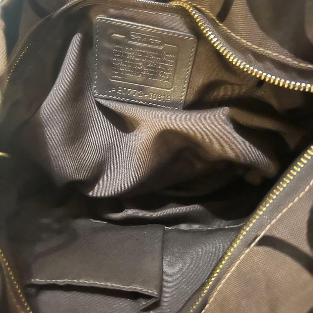 【希少極美品】COACH コーチ ターンロック シグネチャー ワンショルダー