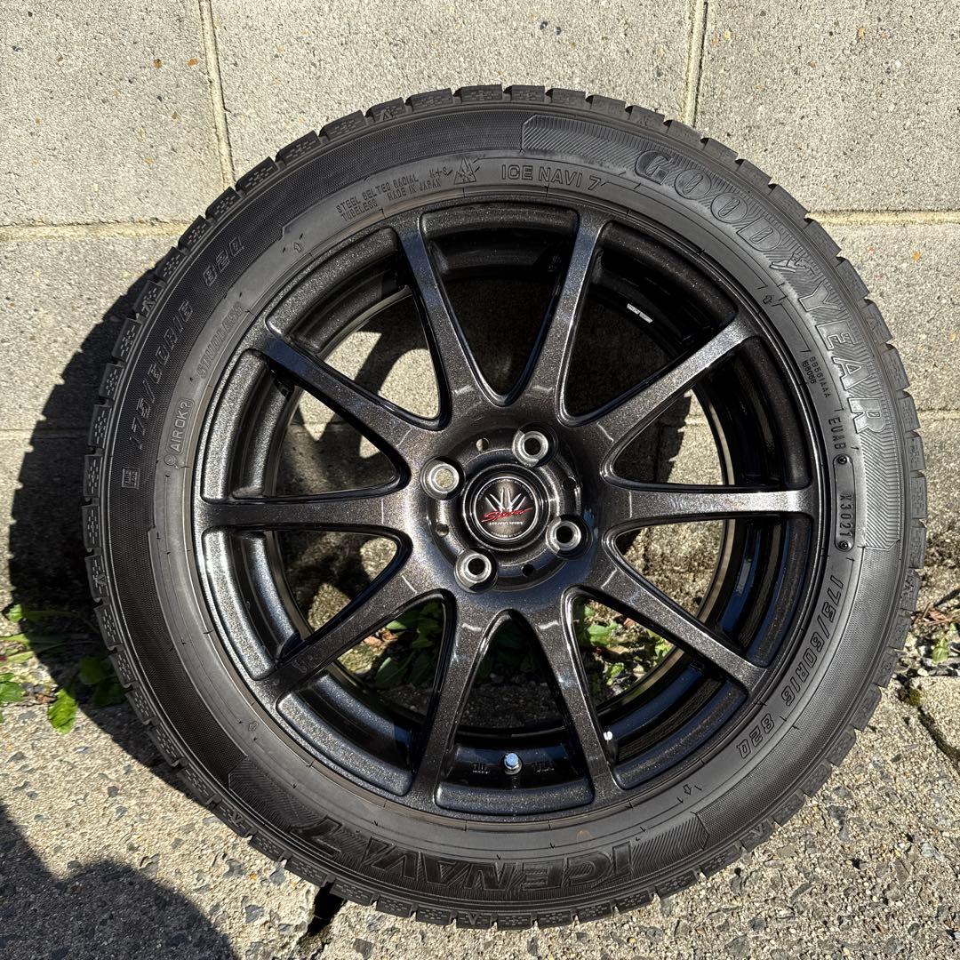 グッドイヤー アイスナビ7 175/60R16 スタッドレス・ホイールセット