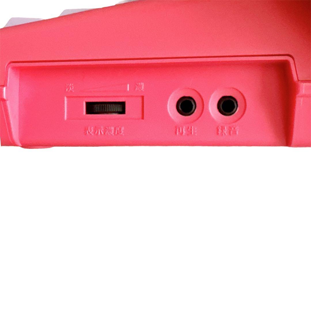 【超美品】CASIO KJ-1P ワープロ ピンク ジュニア 付属品多数 動作◯