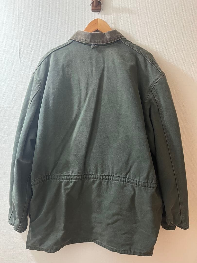 90s Carhartt USA製 ジャケット XL カーハート レアカラー 緑