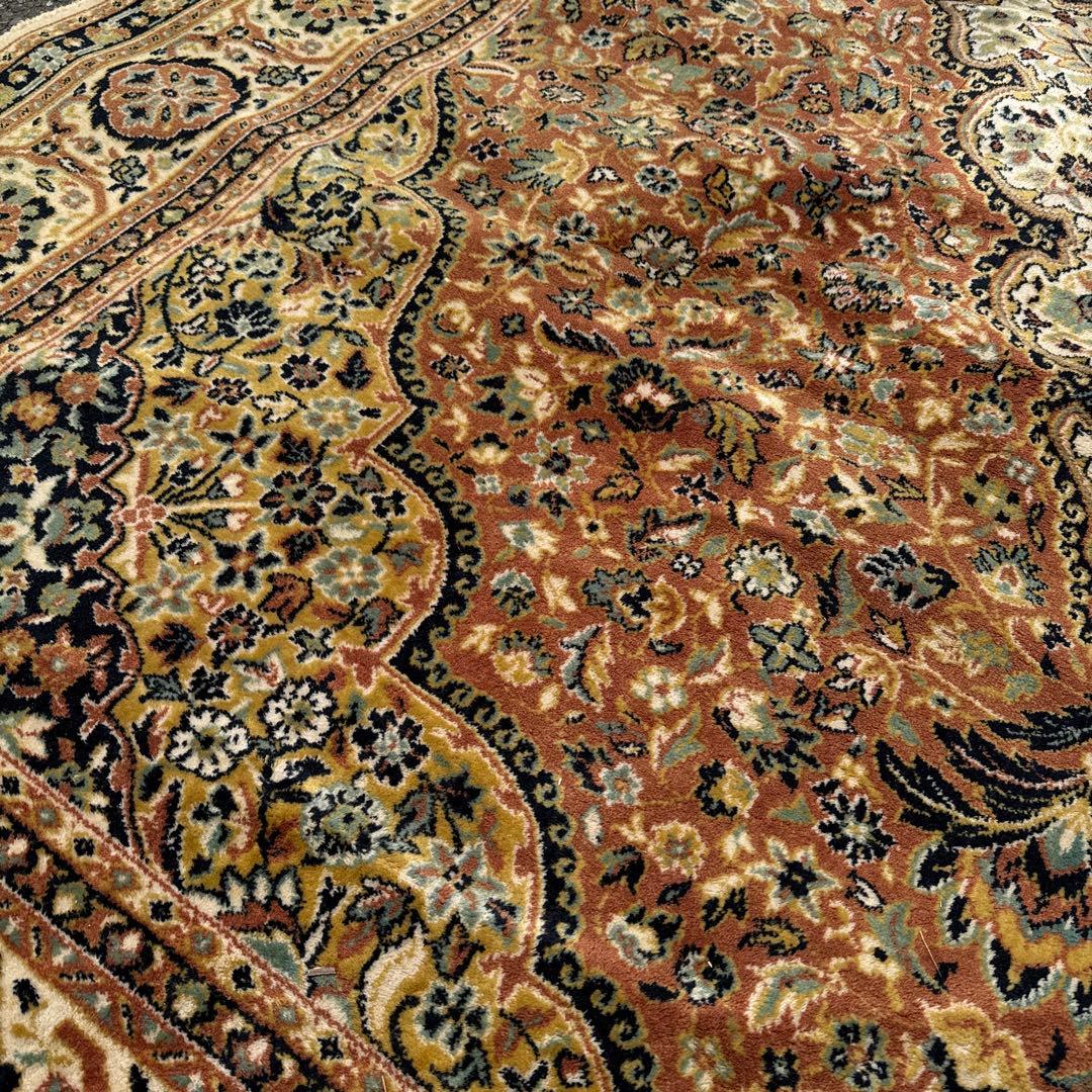 ペルシャ風ウールシルクラグ 250×340cm