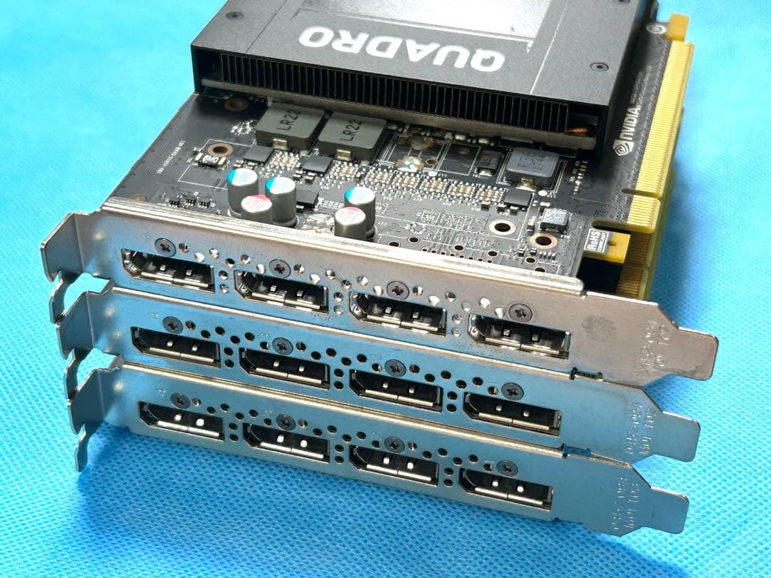 正常動作品 NVIDIA QUADRO P2000 x2枚+ P2200 x1枚