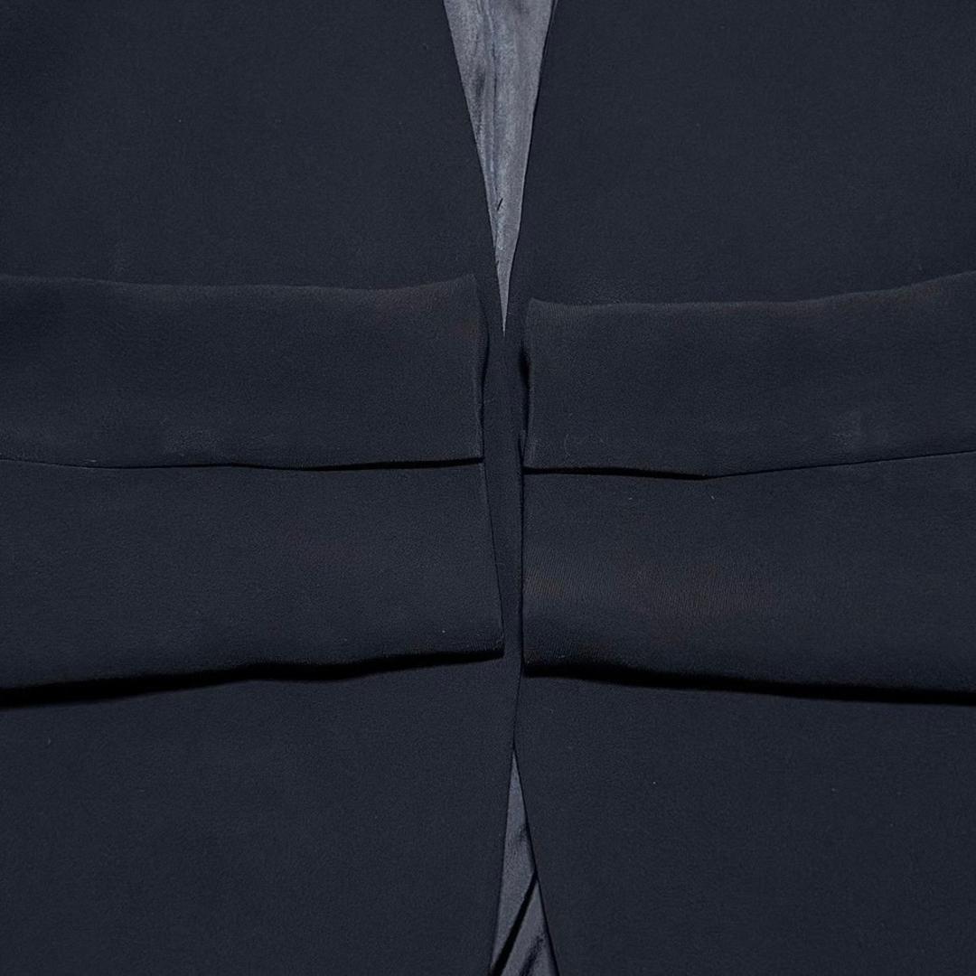 極美品　サイズM　プラステ　ノーカラー　スカート　スーツ　セットアップ　黒